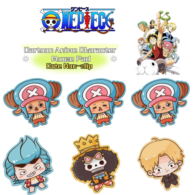 Accessories Laptop - ワンピース漫画アニメキャラクターかわいいマウスパッド和風滑り止めマウスパッド二次元ゾロラップトップキーボードマット