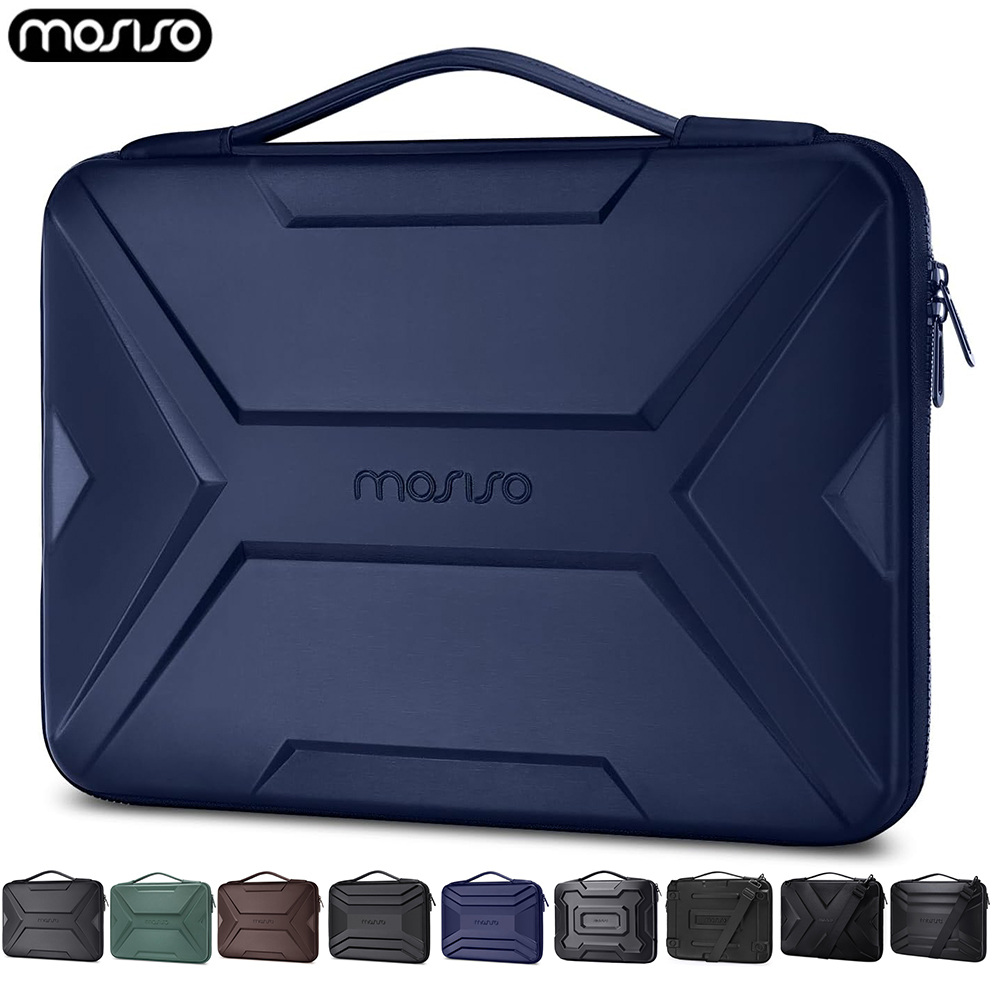 Laptop Sleeve Neoprene - 13インチ、14インチ、15.6インチ、17インチのノートパソコン用スリーブハンドバッグ、Macbook Air、Pro、M1、M2、M3、M4、HP、Dell、Lenovo対応、防水EVA保護キャリングケース
