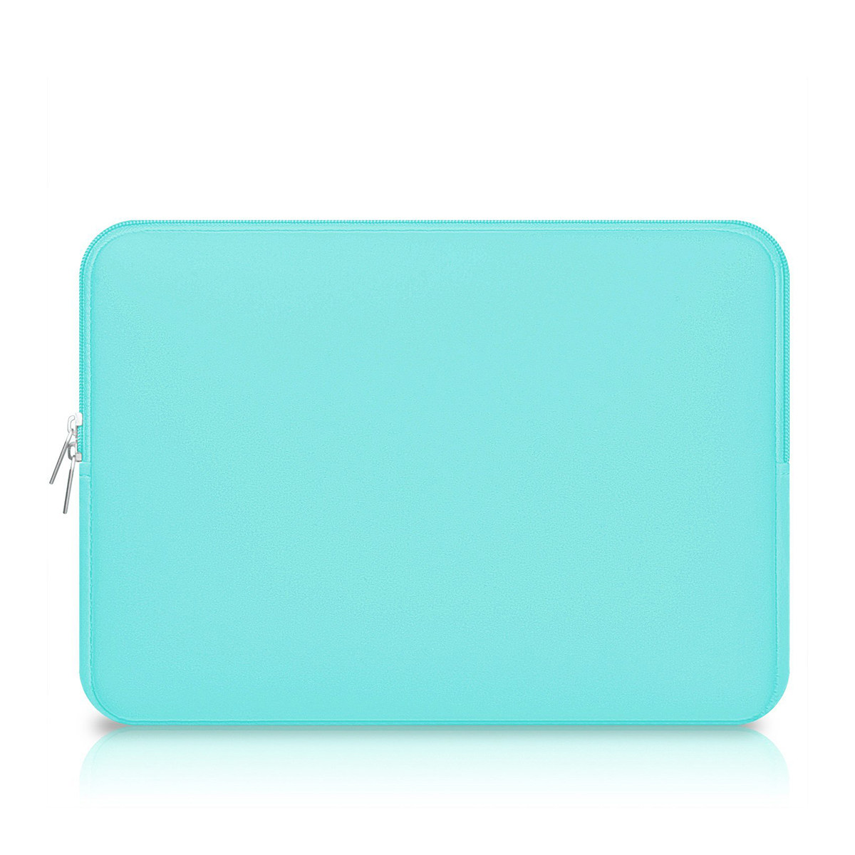 Laptop Sleeve Neoprene - 13インチ、13.3インチ、14インチのRetinaディスプレイ搭載ビジネスノートパソコン用、緑色のファスナー付きスリムなネオプレン製、防水・耐衝撃性に優れたスリーブケースバッグ。