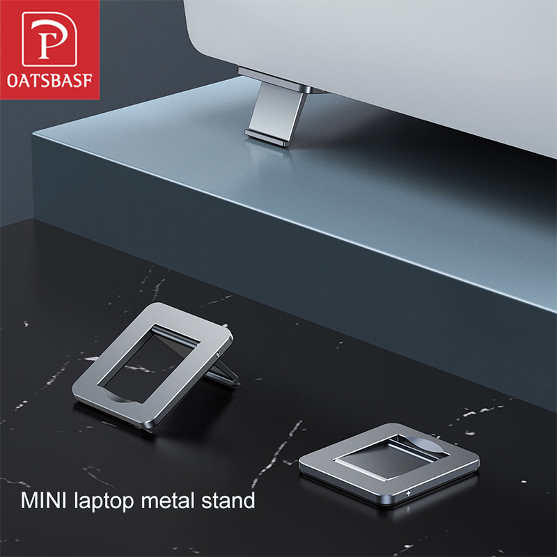 Laptop Accessories Macbook - Oatsbasf 2 個ミニメタルラップトップスタンドノートブックサポートラップトップライザーアクセサリー MacBook Air Xiaomi