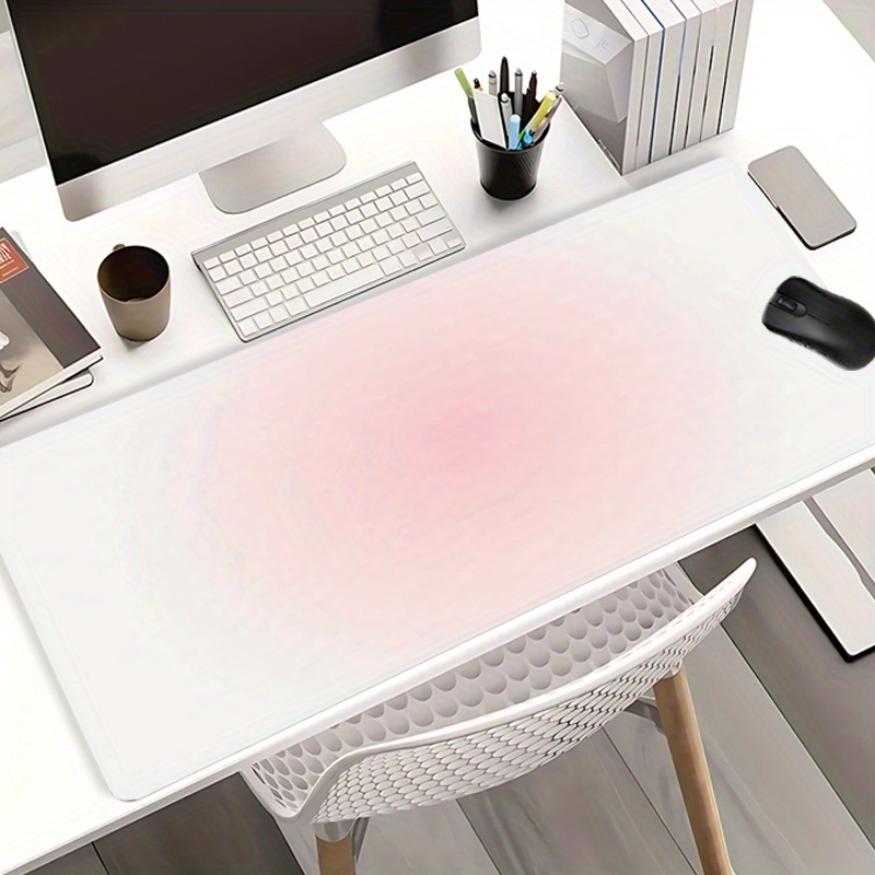 Laptop Accessories Pink - グラデーションピンク大型マウスパッド 滑り止めゴム付き ミニマリストアート Aestheti ラップトップアクセサリー マウスパッド