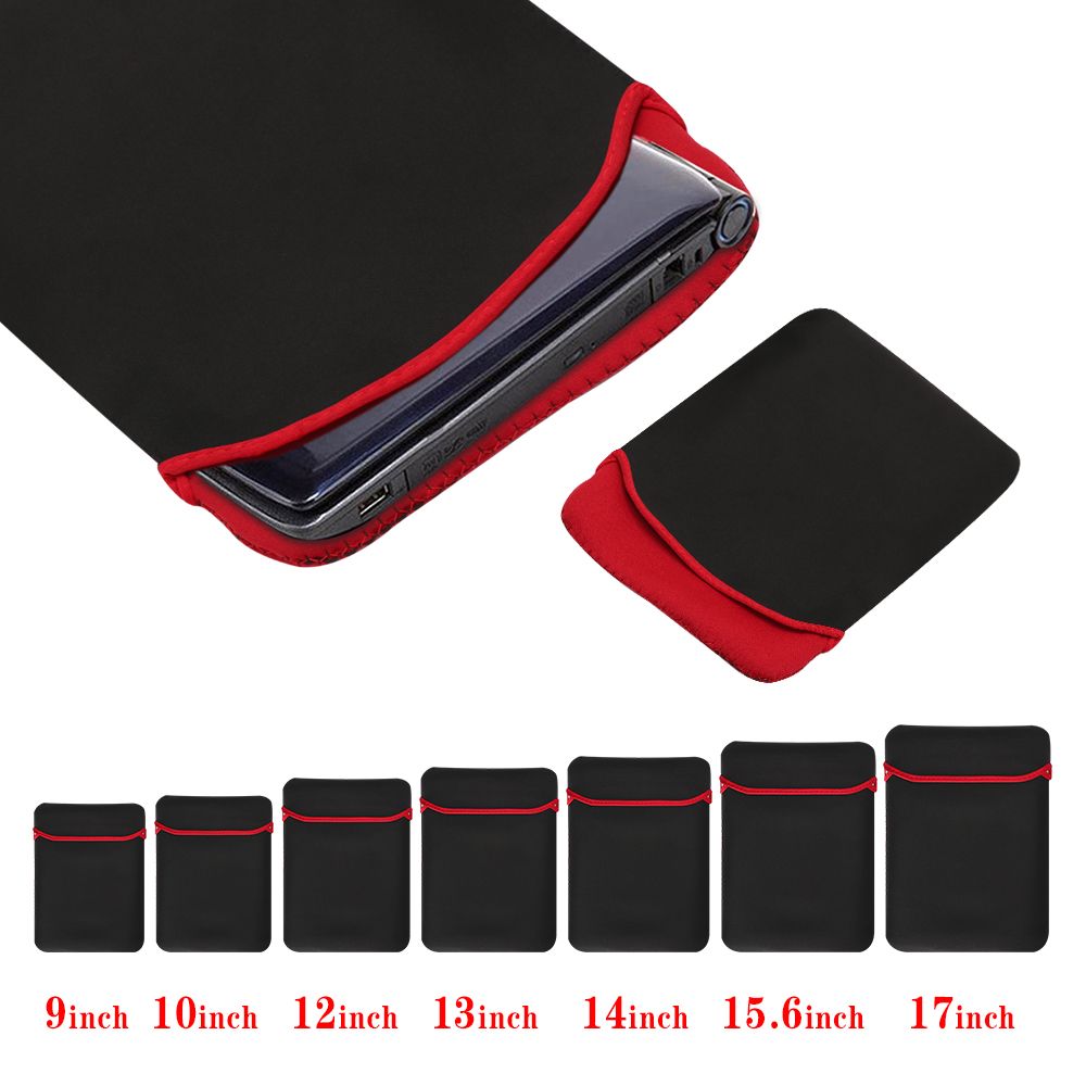 Laptop Sleeve Neoprene - 9インチ-17インチ高品質防水ソフトフルプロテクティブノートパソコンバッグスリーブケース（デル、レノボ、ASUS、シャオミ用）