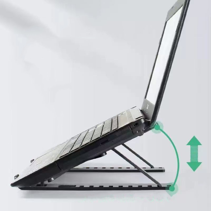 Laptop Accessories Macbook - 折りたたみ式ラップトップスタンド ABS 調整可能なポータブルノートブックブラケットサポートベース ABS ホルダー Macbook