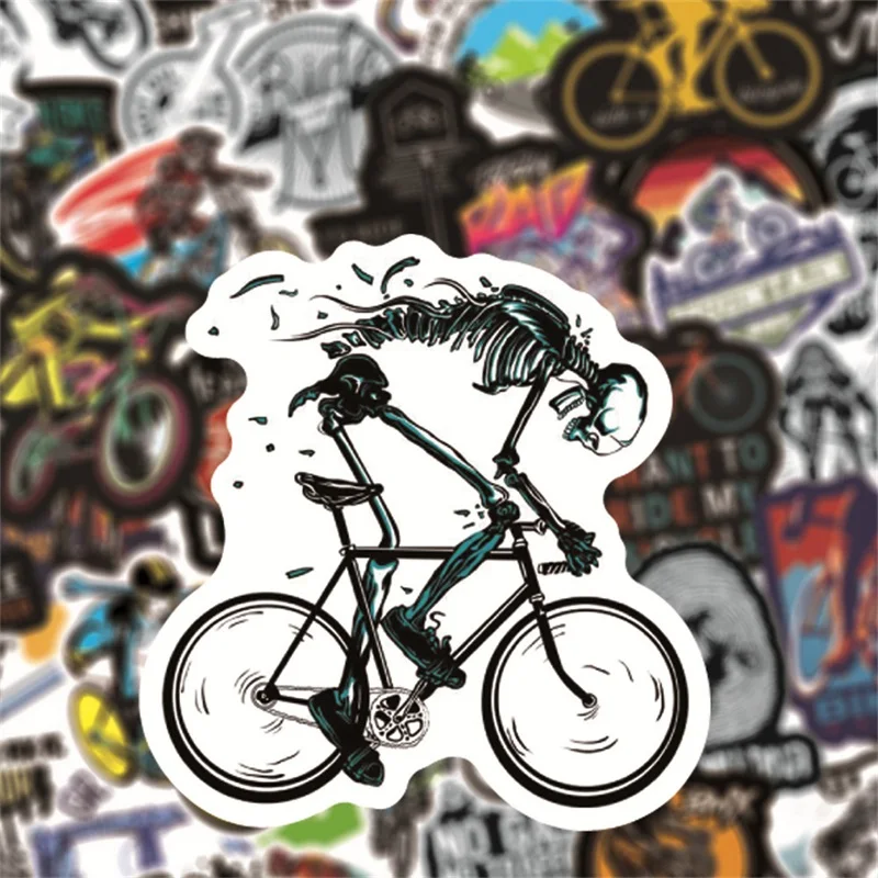 50 個防水マウンテンバイクステッカークール MTB 自転車 - Laptop Accessories Cool のレビューと価格