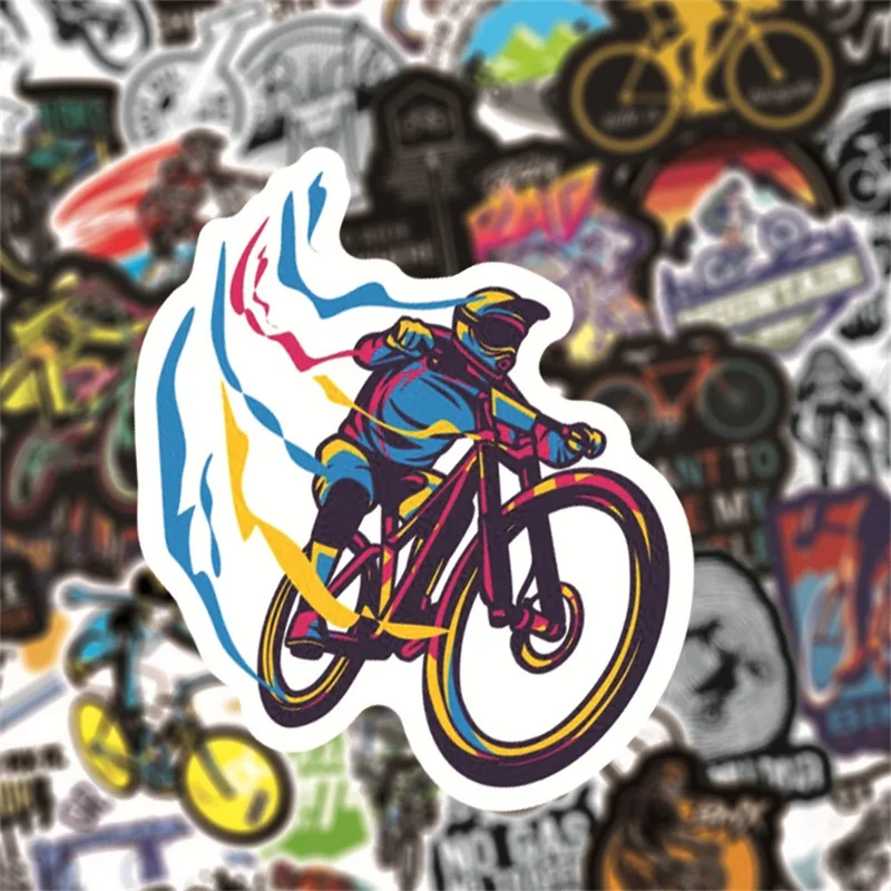 50 個防水マウンテンバイクステッカークール MTB 自転車 - Laptop Accessories Cool のレビューと価格