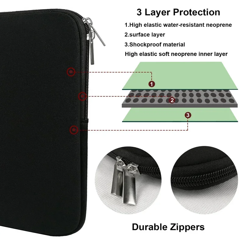 ラップトップバッグ 11 12 13 15 15.6 インチ - Laptop Sleeve Neoprene のレビューと価格