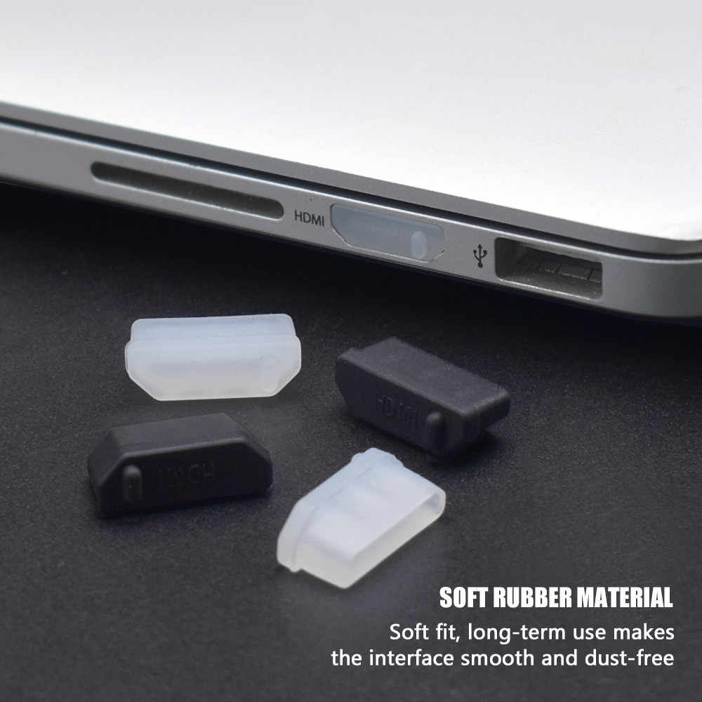 9個入り透明シリコン製ダストプラグストッパー ポートプロテク - Laptop Accessories Macbook のレビューと価格