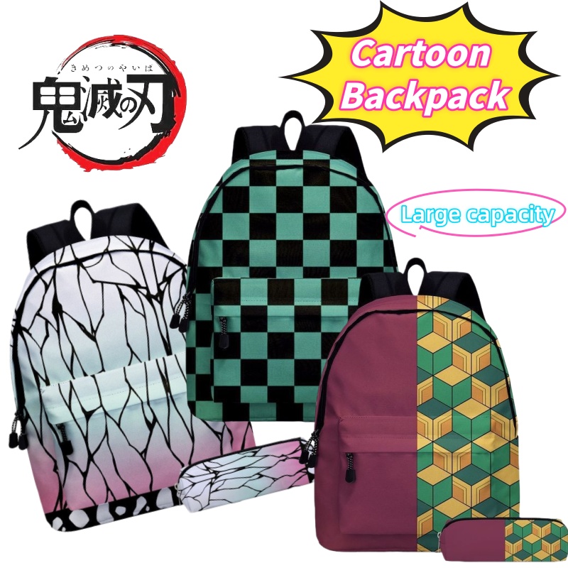 鬼滅の刃 胡蝶しのぶ 竈門炭治郎 我妻善逸 学生用軽量バック - Laptop Accessories Organizer Bag のレビューと価格