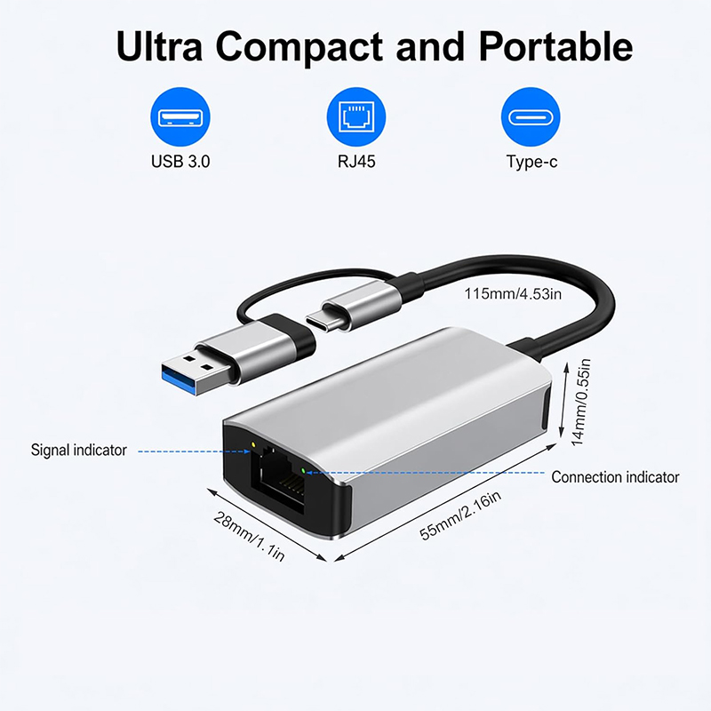 2.5G (2500 Mbps) USB 3.0 Type- - Laptop Accessories Macbook のレビューと価格