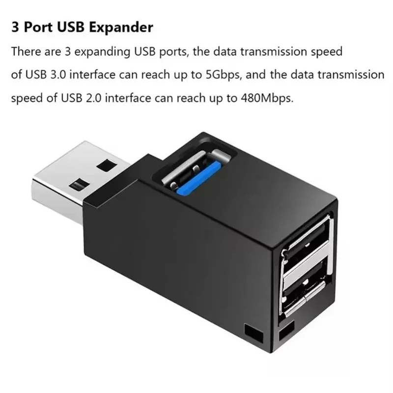 USB 3.0 2.0 回転可能な 3 ポートハブスプリッタ - Laptop Accessories Macbook のレビューと価格