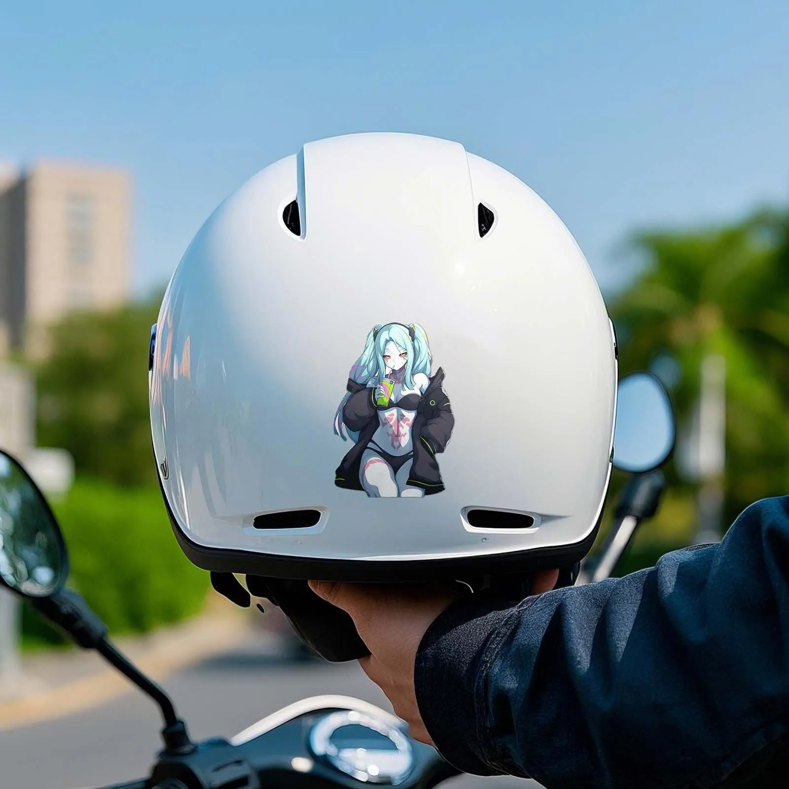 アニメガールステッカー、防水ビニールデカール、車、バイク、ラ - Laptop Accessories Girly のレビューと価格