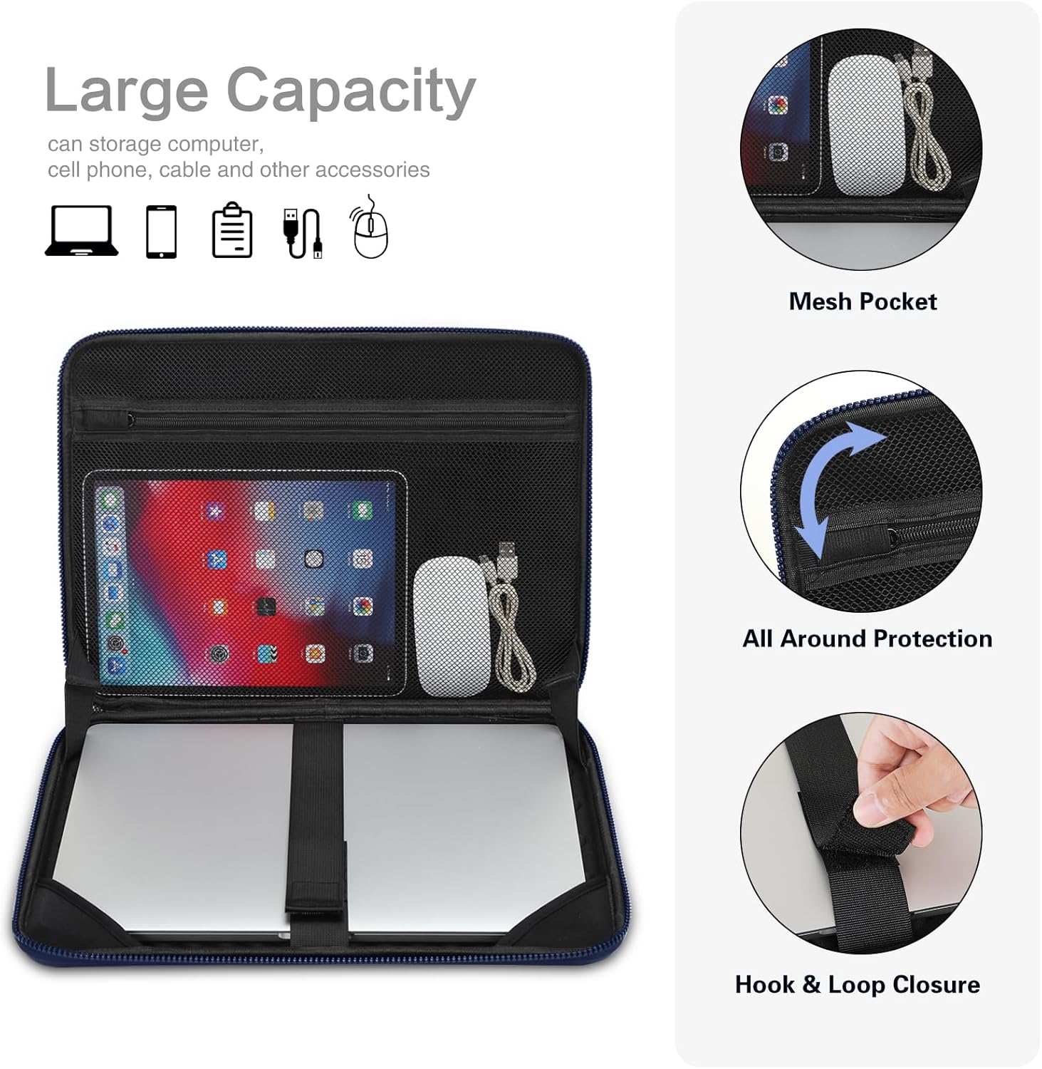 13インチ、14インチ、15.6インチ、17インチのノートパ - Laptop Sleeve Neoprene のレビューと価格
