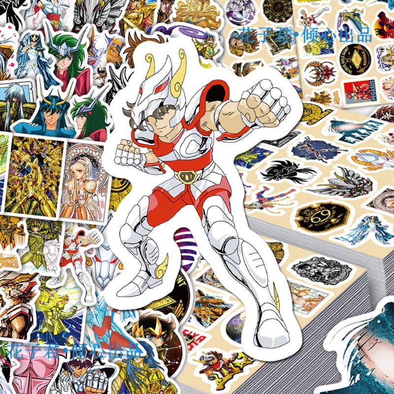 101 個聖闘士星矢アニメステッカー漫画キャラクター DIY - Accessories Laptop のレビューと価格
