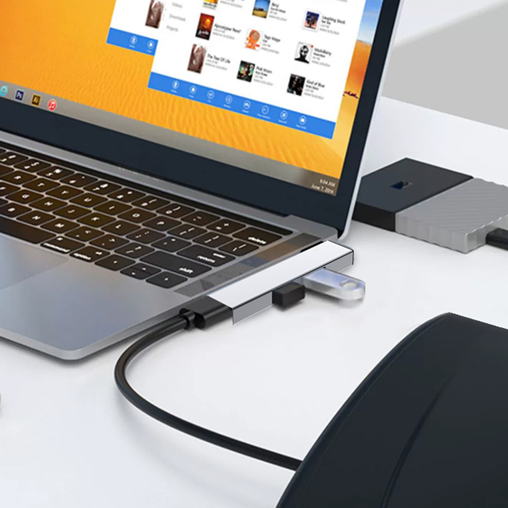 3in1 USB 3.0ハブ 3ポート マルチタイプCスプリ - Laptop Accessories Macbook のレビューと価格