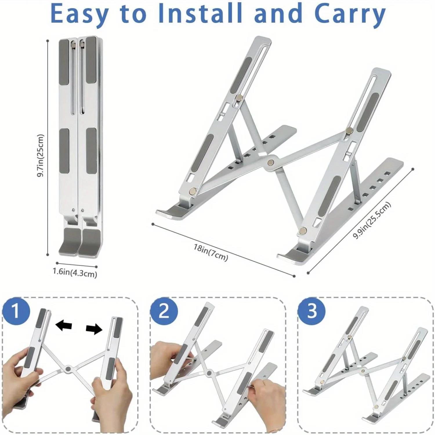 滑り止め付きリフティングライザー ノートパソコンスタンド M - Laptop Accessories Macbook のレビューと価格