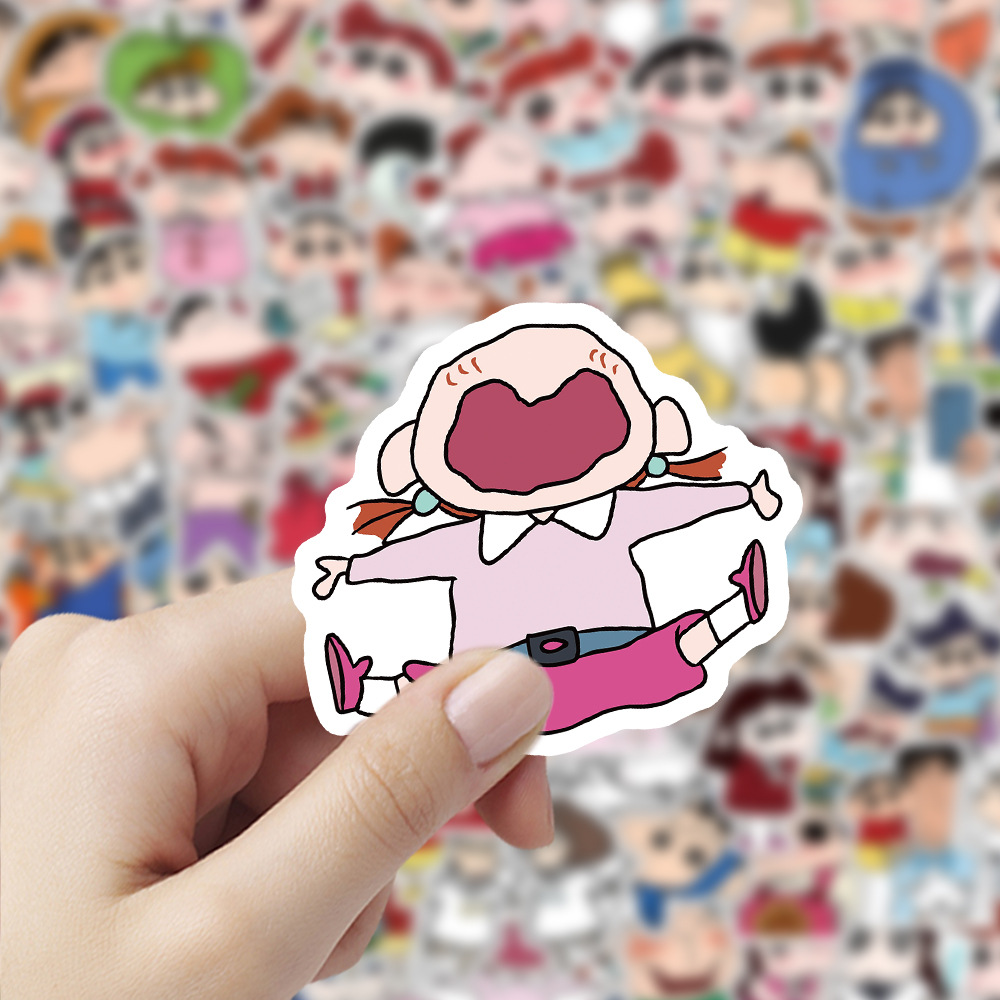 かわいい漫画アニメステッカー、防水グラフィティデカール（車、 - Accessories Laptop のレビューと価格