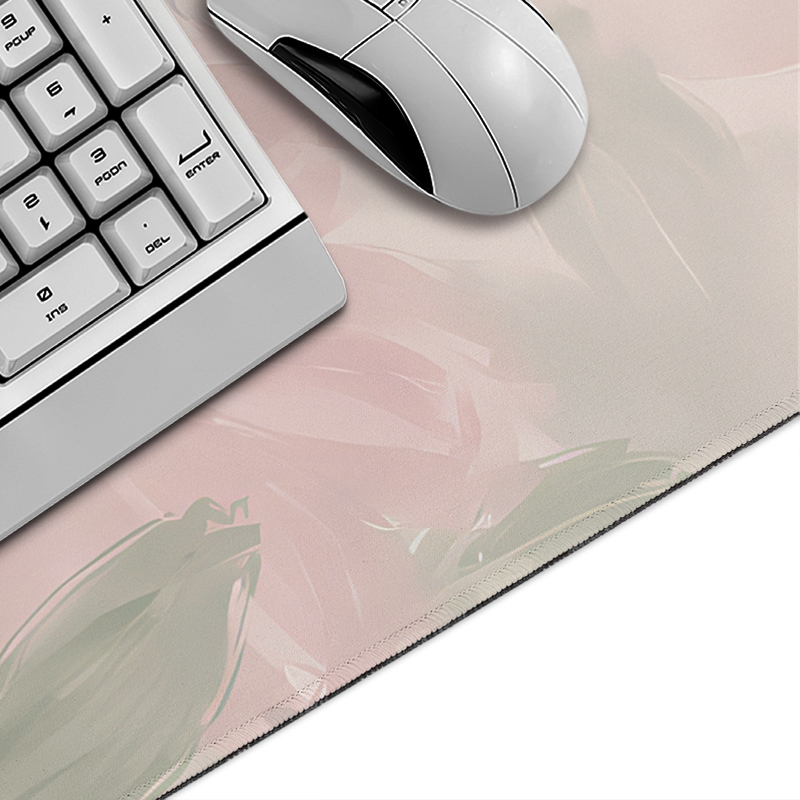 ピンク桜水彩画マウスパッドゲーミング XL HD ホーム大型 - Laptop Accessories Pink のレビューと価格
