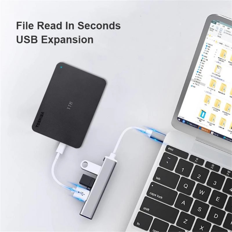 4-in-1 Type-Cエクステンダーハブ 4ポートUSB - Laptop Accessories Macbook のレビューと価格