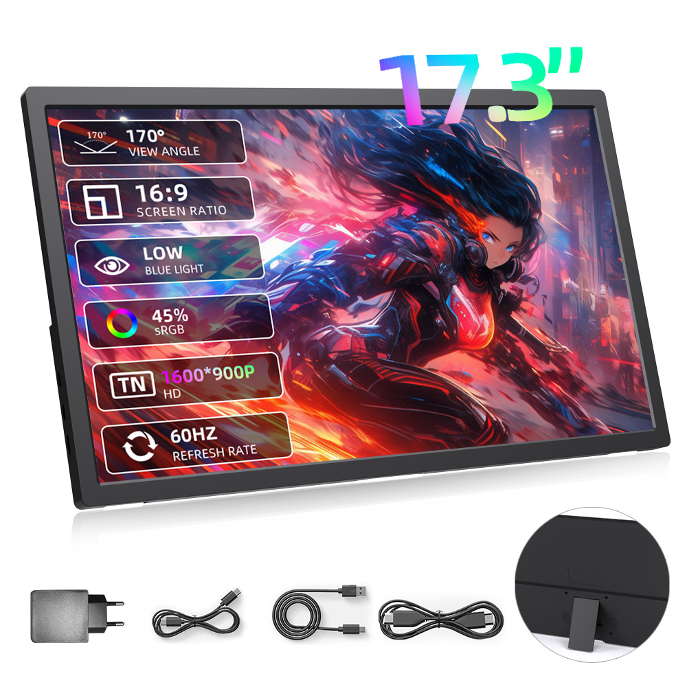 17.3インチ ポータブルモニター ゲーミングアクセサリー  - Xbox Laptop Accessories のレビューと価格