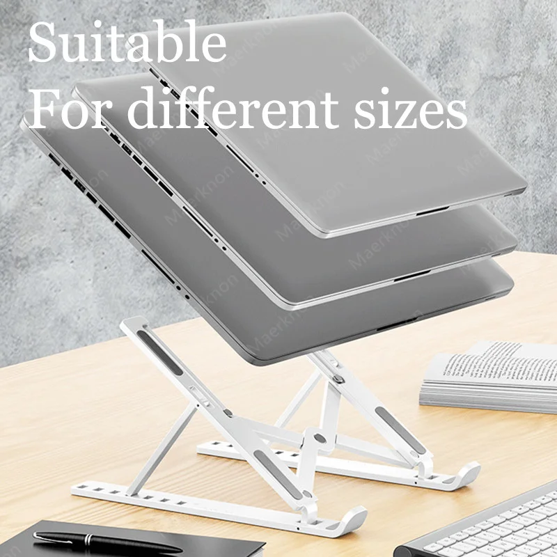 調節可能なラップトップホルダーコンピュータモニターホルダーポ - Laptop Accessories Macbook のレビューと価格