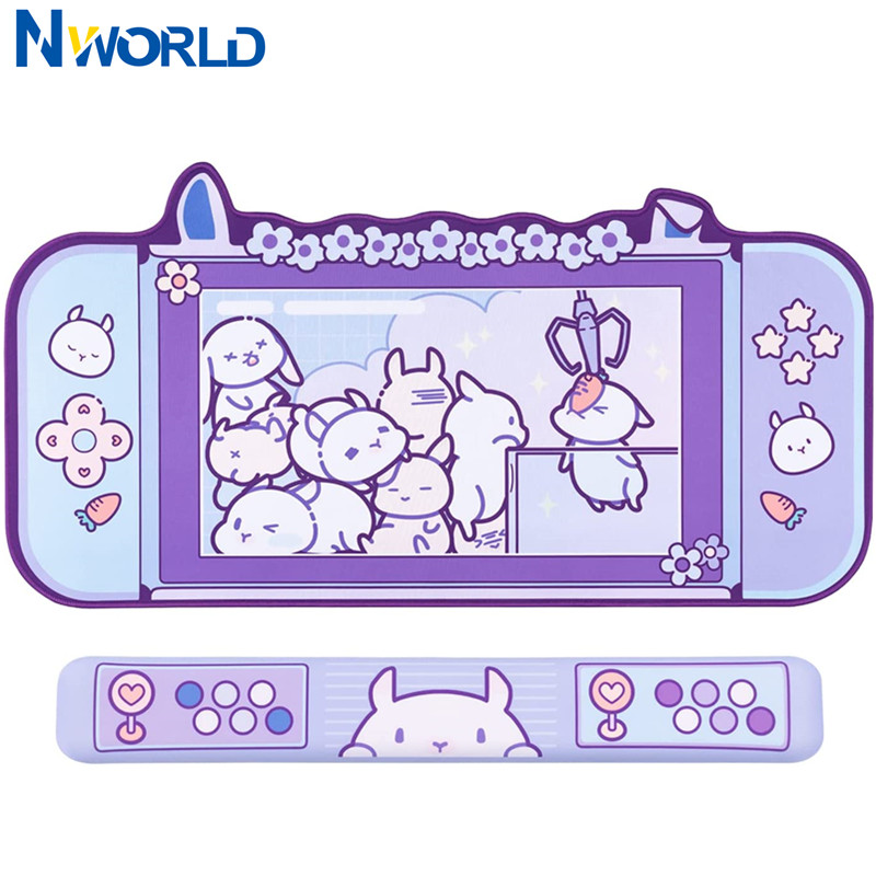 大型Kawaii-ゲーム用マウスパッド,かわいいピンク,紫, - Laptop Accessories Pink のレビューと価格