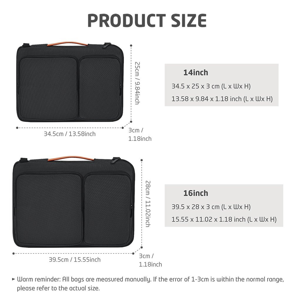 ビジネスノートパソコンバッグ 14/16インチ 防水コンピュ - Laptop Accessories Organizer Bag のレビューと価格