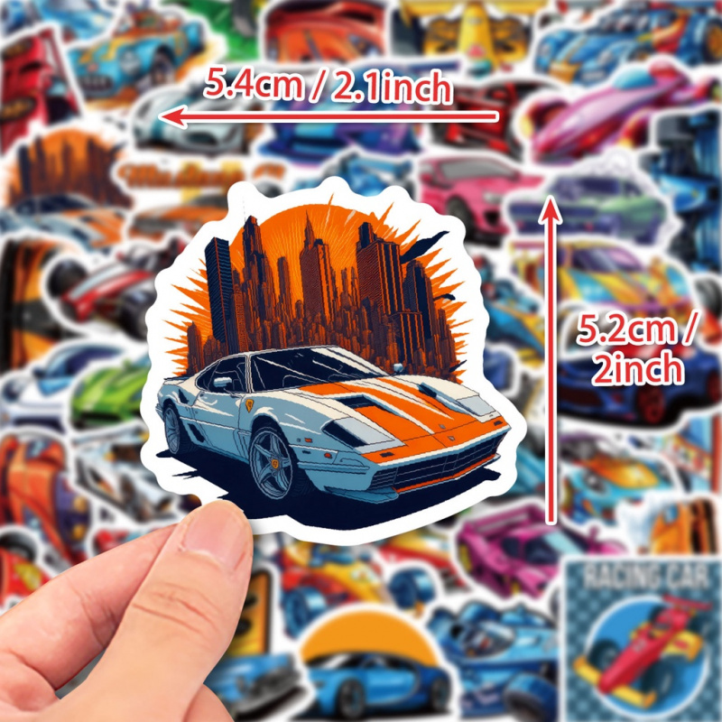 50 個クール漫画 JDM レーシングステッカー荷物電話ケー - Laptop Accessories Cool のレビューと価格