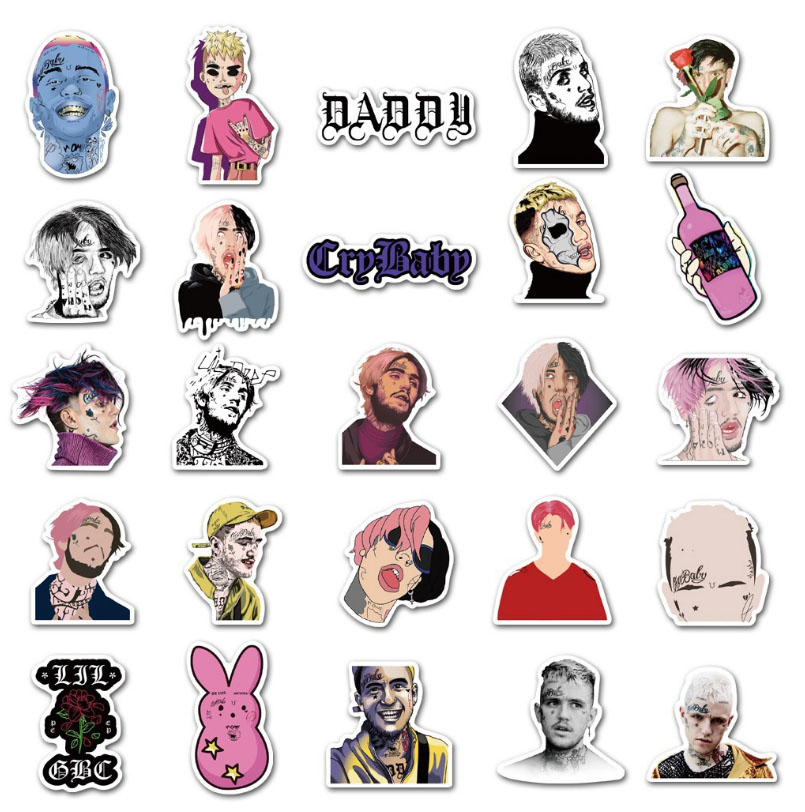 10/30/50 個アメリカのラッパーリルのぞき見落書き防水 - Laptop Accessories Girly のレビューと価格